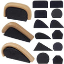 12-piece mug handle molds set for pottery