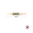 Solid Wood Clay Roller – Professional Pottery Slab Rolling Pin (20–45cm)