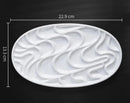 28 circle ceramic painting palette