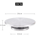 Aluminum clay decorating turntable