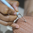 Ceramic clay fine detail carving tools