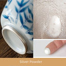 Ceramic overglaze silver powder