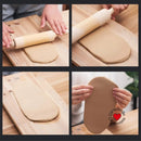 Ceramic slab preparation rolling tool