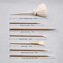 Ceramic surface preparation brushes