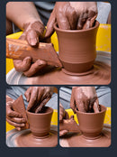 Clay profiling wooden tool set