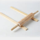 Clay slab leveling wooden guides
