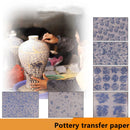 Colorful underglaze decal paper for ceramics