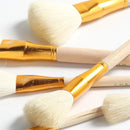 Dual brush tool for clay preparation
