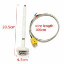 High-Temperature K-Type Thermocouple Probe with Ceramic Kiln Block – 1300°C (2372°F)