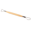 6-Piece Wooden Handle Clay & Wax Sculpting Tool Set – Pottery Carving Tools