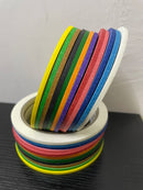 Heat-resistant masking tape for ceramic glazing