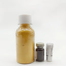 Imitation gold overglaze decoration