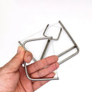 Mini curved pottery trimming tool