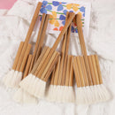 Multi-line ceramic brush