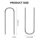 Nichrome suspension hooks for pottery and jewelry