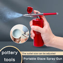 Portable USB ceramic glaze spray gun