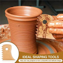 Pottery edge texture ribs