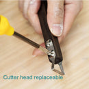Pottery foot ring trimming tool