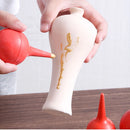 Pottery glaze balls for kiln firing support
