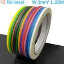 Pottery glaze line control tape