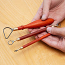 Premium clay finishing knife