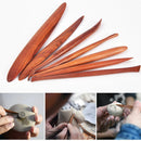 Premium wooden pottery sculpting tools