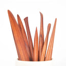Professional wooden clay shaping tools
