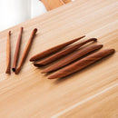 Refined mahogany clay tool set