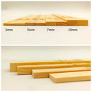 8-Piece Wooden Clay Thickness Guide Set – Precision Slab Building Tools