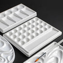 Imitation Porcelain Mixing Palette – Ceramic Glaze & Underglaze Painting Tray