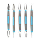 5-Piece Pottery Texture & Carving Tool Set – Fine Clay Detailing Tools