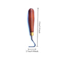 Tungsten Steel Loop Tool – Mahogany Handle