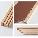 8-Piece Wooden Clay Slab Guide Set