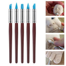 5-Piece Silicone Head Clay Sculpting Tool Set – Flexible Pottery Shapers