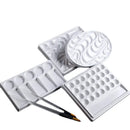 Imitation Porcelain Mixing Palette – Ceramic Glaze & Underglaze Painting Tray