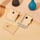 7-Piece Wooden Pottery Rib Set – Edge Texture & Clay Shaping Tools