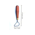 Tungsten Steel Loop Tool – Mahogany Handle