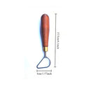 Tungsten Steel Loop Tool – Mahogany Handle