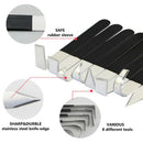 8-Piece Stainless Steel Clay Sculpting & Fettling Tool Set – Rubber Handle Pottery Tools