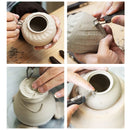 Replaceable Blade Pottery Trimming Knife – Professional Clay Finishing Tool (6 Blade Shapes)