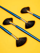 Soft Fan Brush for Pottery – Professional Glaze Tool