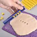Alphanumeric Clay Stamp Set – Ceramic & Pottery Letter Imprint Tools