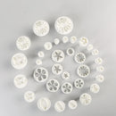 33-Piece Pottery Imprint Mold Set – Ceramic Texture & Decorative Stamp Tools