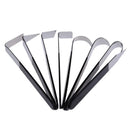 8-Piece Stainless Steel Clay Sculpting & Fettling Tool Set – Rubber Handle Pottery Tools