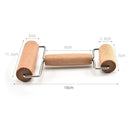 Double-Headed Wooden Clay Roller – Pottery Flattening & Modeling Tool