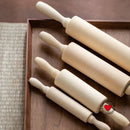 Solid wood clay roller for pottery