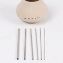 Stainless steel clay hole punching and cutting tool set
