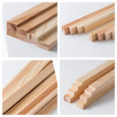 Studio clay plate opening tools wooden set