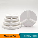 Triangular alumina kiln mat set
