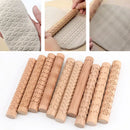 Wood texture roller for ceramics clay surface